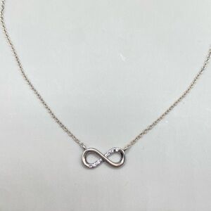 Sterling Silver Infinity Necklace